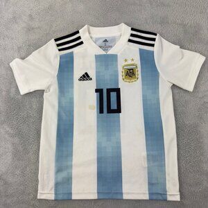 Adidas Argentina National Soccer Team Messi #10 Youth Size S (9-10Y)